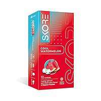 SKORE COOL WATERMELON FLAVORED CONDOM SKORE COOL WATERMELON FLAVORED CONDOM