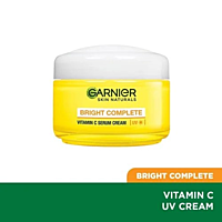 GARNIER BRIGHT COMPLETE VITAMIN C SERUM CREAM UV GARNIER BRIGHT COMPLETE VITAMIN C SERUM CREAM UV