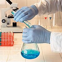 ANSELL TOUCHNTUFF 92-670 DISPOSABLE NITRILE GLOVES, BLUE ANSELL TOUCHNTUFF 92-670 DISPOSABLE NITRILE GLOVES, BLUE