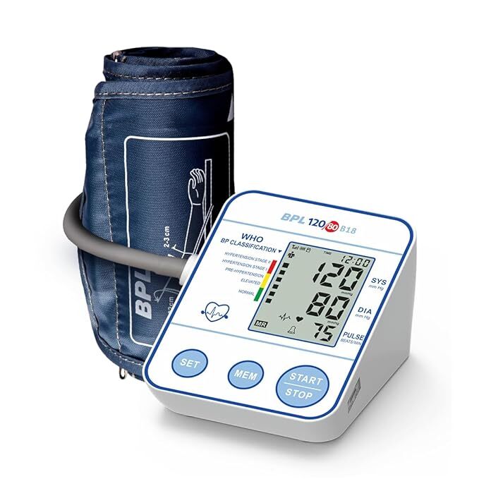 BPL 120/80 B18 DIGITAL BLOOD PRESSURE MONITOR WITH USB COMPATIBILITY AUTOMATIC
