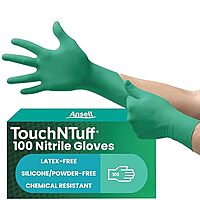 ANSELL TOUCHNTUFF 92-600 DISPOSABLE NITRILE GLOVES ANSELL TOUCHNTUFF 92-600 DISPOSABLE NITRILE GLOVES