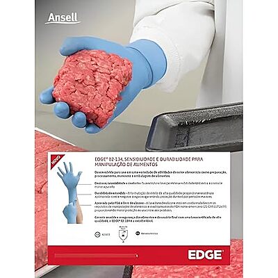 ANSELL MICROFLEX 82-134 DISPOSABLE NITRILE GLOVES, BLUE