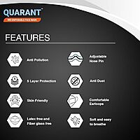 QUARANT N95 FACE MASK WITH NOSE CLIP QUARANT N95 FACE MASK WITH NOSE CLIP
