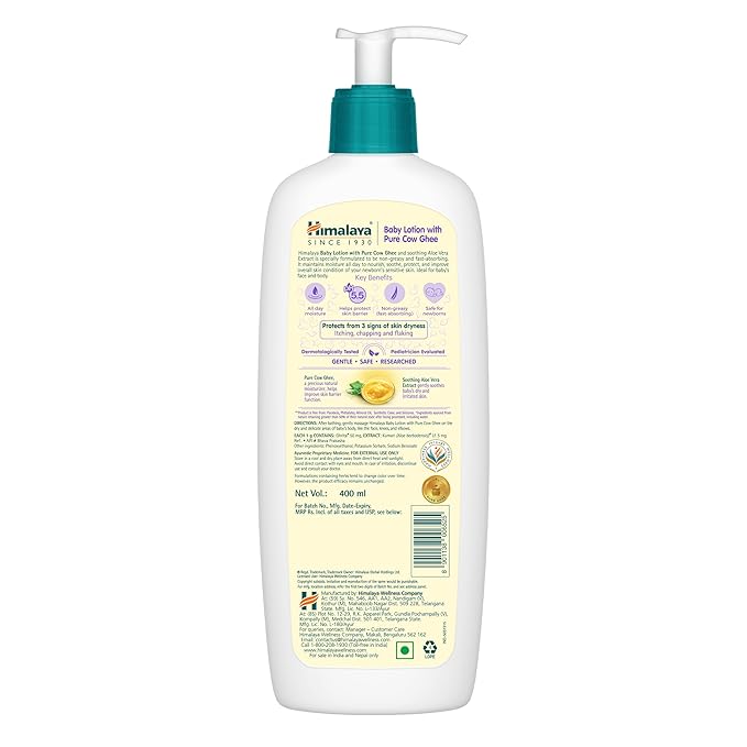 Himalaya Baby Lotion with Pure Cow Ghee Himalaya Baby Lotion with Pure Cow Ghee
