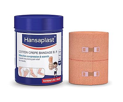 HANSAPLAST SOFT COTTON PAIN RELIEF CREPE BANDAGE