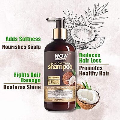 WOW SKIN SCIENCE COCONUT MILK SHAMPOO WOW SKIN SCIENCE COCONUT MILK SHAMPOO