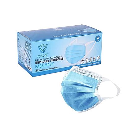 7SHIELD DISPOSABLE SURGICAL 3PLY UNISEX MASK