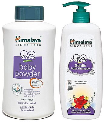 Himalaya Baby Powder and shampoo