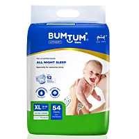 BUMTUM BABY DIAPER PANTS EXTRA LARGE 54 COUNT BUMTUM BABY DIAPER PANTS EXTRA LARGE 54 COUNT