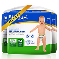 BUMTUM BABY DIAPER PANTS XXXL 24 COUNT BUMTUM BABY DIAPER PANTS XXXL 24 COUNT