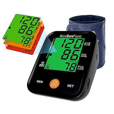 ACCUSURE BLOOD PRESSURE MONITOR AS02