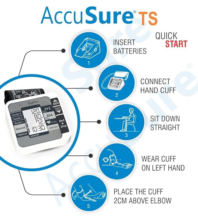 ACCUSURE BLOOD PRESSURE MONITOR TS ACCUSURE BLOOD PRESSURE MONITOR TS