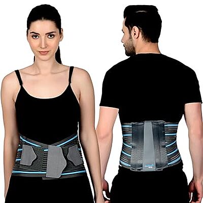ACCUSURE CONTOURED LUMBO SACRAL LS SUPPORT BELT FOR LOWER BACK BRACE SUPPORT