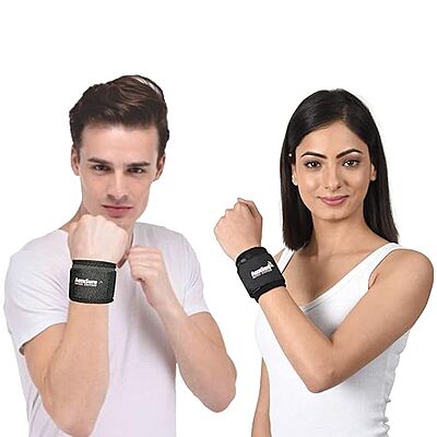ACCUSURE FITNESS EXERCISE WRIST WRAP BANDS