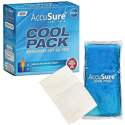 ACCUSURE GEL  COOL PACK WITH WASHABLE COVER