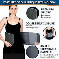 ACCUSURE NYLON ABDOMINAL SUPPORT TUMMY TRIMMER BELT ACCUSURE NYLON ABDOMINAL SUPPORT TUMMY TRIMMER BELT