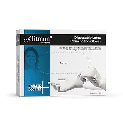 ALITMUN PROCARE LATEX EXAMINATION HAND GLOVES