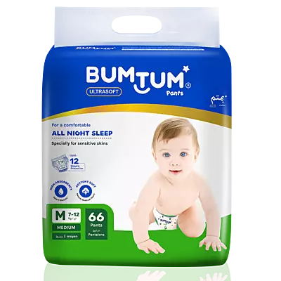BUMTUM BABY DIAPER PANTS MEDIUM