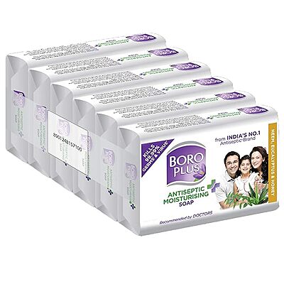 BOROPLUS ANTISEPTIC MOISTURISING SOAP WITH NEEM EUCALYPTUS HONEY