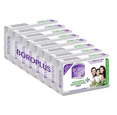 BOROPLUS ANTISEPTIC MOISTURISING SOAP WITH NEEM TULSI ALOEVERA