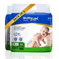 BUMTUM BABY DIAPER PANTS MEDIUM 72 COUNT BUMTUM BABY DIAPER PANTS MEDIUM 72 COUNT