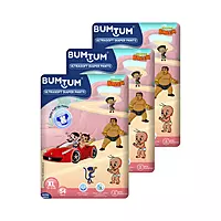 BUMTUM CHHOTA BHEEM DIAPER PANTS EXTRA LARGE 54 COUNT BUMTUM CHHOTA BHEEM DIAPER PANTS EXTRA LARGE 54 COUNT