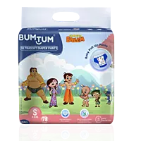 BUMTUM PREMIUM CHHOTA BHEEM PANTS SMALL 78 COUNT BUMTUM PREMIUM CHHOTA BHEEM PANTS SMALL 78 COUNT