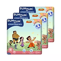 BUMTUM PREMIUM CHHOTA BHEEM PANTS MEDIUM 72 COUNT BUMTUM PREMIUM CHHOTA BHEEM PANTS MEDIUM 72 COUNT