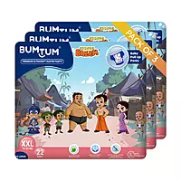 BUMTUM CHHOTA BHEEM DIAPER PANTS XXL 22 COUNT BUMTUM CHHOTA BHEEM DIAPER PANTS XXL 22 COUNT