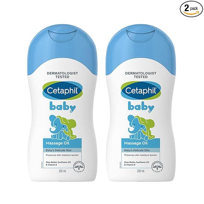 CETAPHIL BABY MASSAGE OIL (200ML) - PACK OF 2 CETAPHIL BABY MASSAGE OIL (200ML) - PACK OF 2