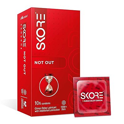 SKORE NOTOUT CLIMAX DELAY CONDOMS