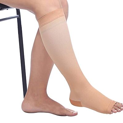DYNA COTTON MEDICAL COMPRESSION STOCKINGS KNEE