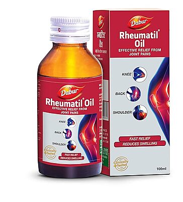 DABUR RHEUMATIL OIL RELIEVES EVERYDAY PAIN - 100 ML