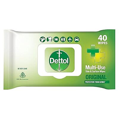 DETTOL GERM PROTECTION WET WIPES FOR SKIN & SURFACES