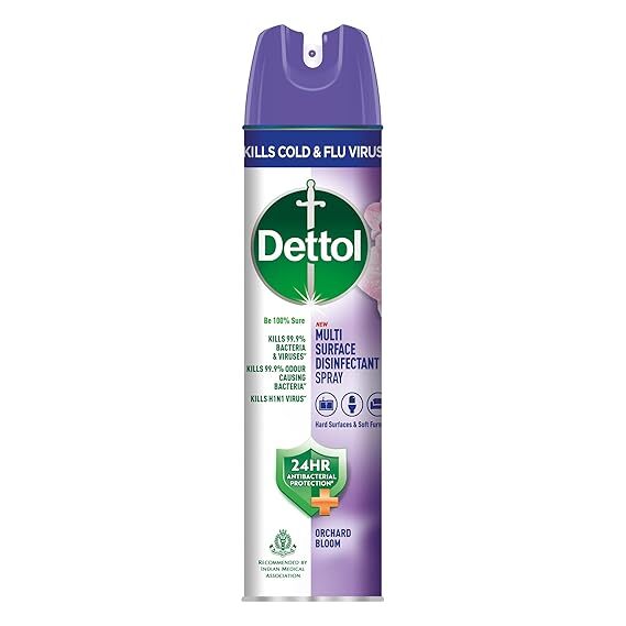 DETTOL MULTI-SURFACE DISINFECTANT SANITIZER SPRAY BOTTLE ORCHARD BLOOM DETTOL MULTI-SURFACE DISINFECTANT SANITIZER SPRAY BOTTLE ORCHARD BLOOM