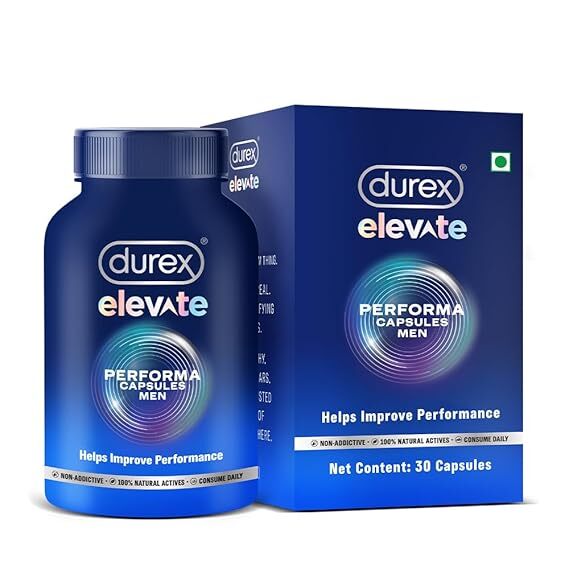 DUREX ELEVATE PERFORMA SHILAJIT CAPSULES FOR MEN DUREX ELEVATE PERFORMA SHILAJIT CAPSULES FOR MEN