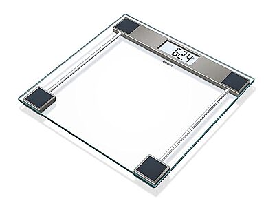 BEURER GLASS BATHROOM WEIGHT SCALE GS 11