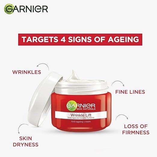 GARNIER WRINKLE LIFT ANTI-AGEING CREAM GARNIER WRINKLE LIFT ANTI-AGEING CREAM