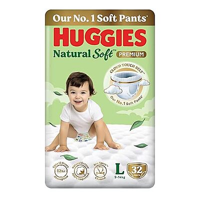 HUGGIES NATURAL SOFT PREMIUM PANTS