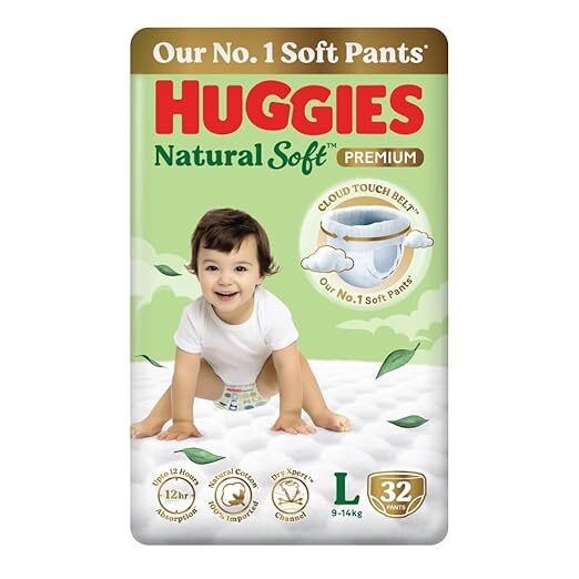HUGGIES NATURAL SOFT PREMIUM PANTS HUGGIES NATURAL SOFT PREMIUM PANTS