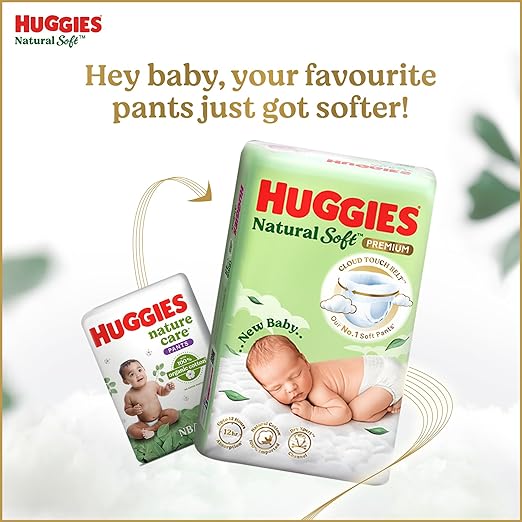 HUGGIES NATURAL SOFT PREMIUM PANTS HUGGIES NATURAL SOFT PREMIUM PANTS