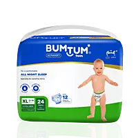 BUMTUM BABY DIAPER PANTS EXTRA LARGE 24 COUNT BUMTUM BABY DIAPER PANTS EXTRA LARGE 24 COUNT