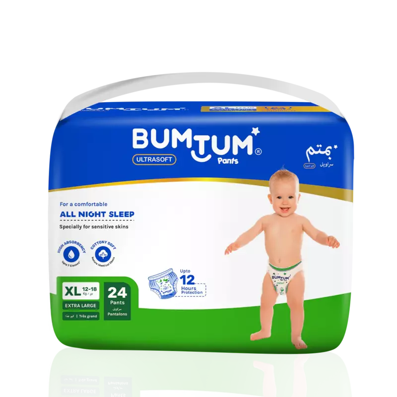 BUMTUM BABY DIAPER PANTS EXTRA LARGE 24 COUNT BUMTUM BABY DIAPER PANTS EXTRA LARGE 24 COUNT