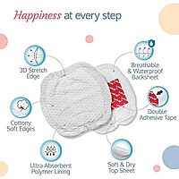 LUVLAP ULTRA THIN HONEYCOMB NURSING BREAST PADS