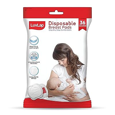 LUVLAP ULTRA THIN HONEYCOMB NURSING BREAST PADS