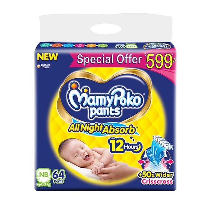 MAMYPOKO PANTS ALL NIGHT ABSORB NEWBORN MAMYPOKO PANTS ALL NIGHT ABSORB NEWBORN