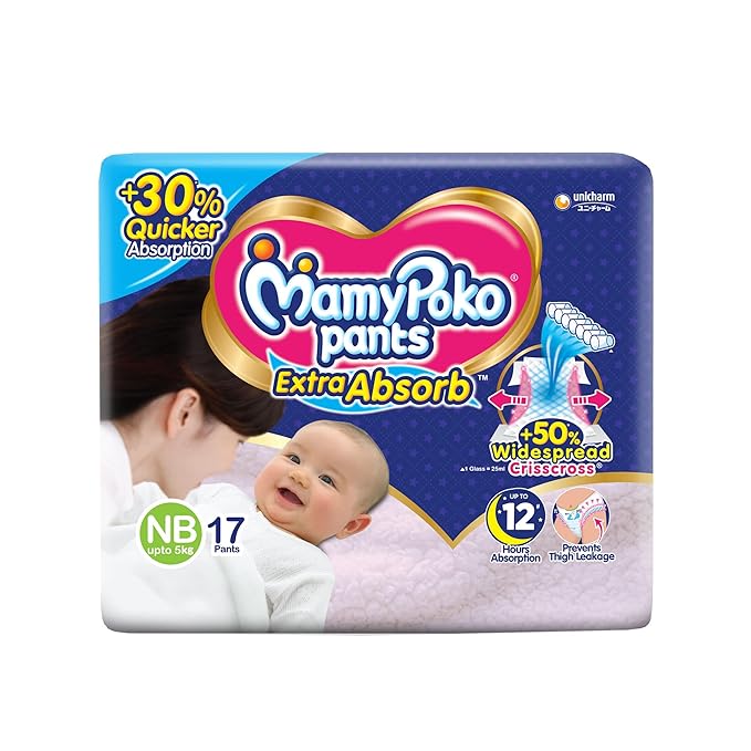 MAMYPOKO PANTS EXTRA ABSORB NEW BORN MAMYPOKO PANTS EXTRA ABSORB NEW BORN