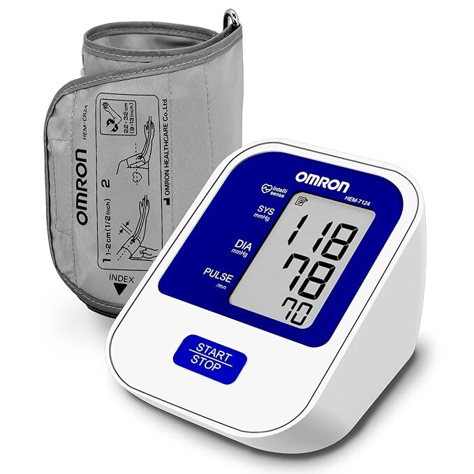 OMRON BLOOD PRESSURE MONITOR HEM 7124 FULLY AUTOMATIC DIGITAL OMRON BLOOD PRESSURE MONITOR HEM 7124 FULLY AUTOMATIC DIGITAL