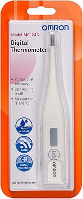 OMRON DIGITAL THERMOMETER GLASS MC 246