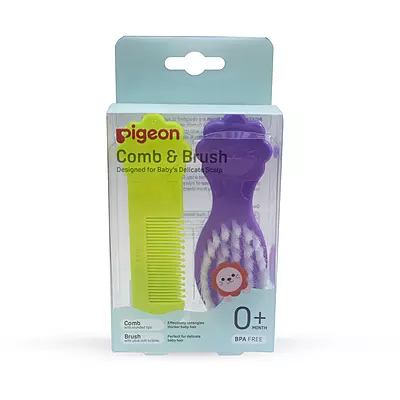 PIGEON BABY COMB AND BRUSH